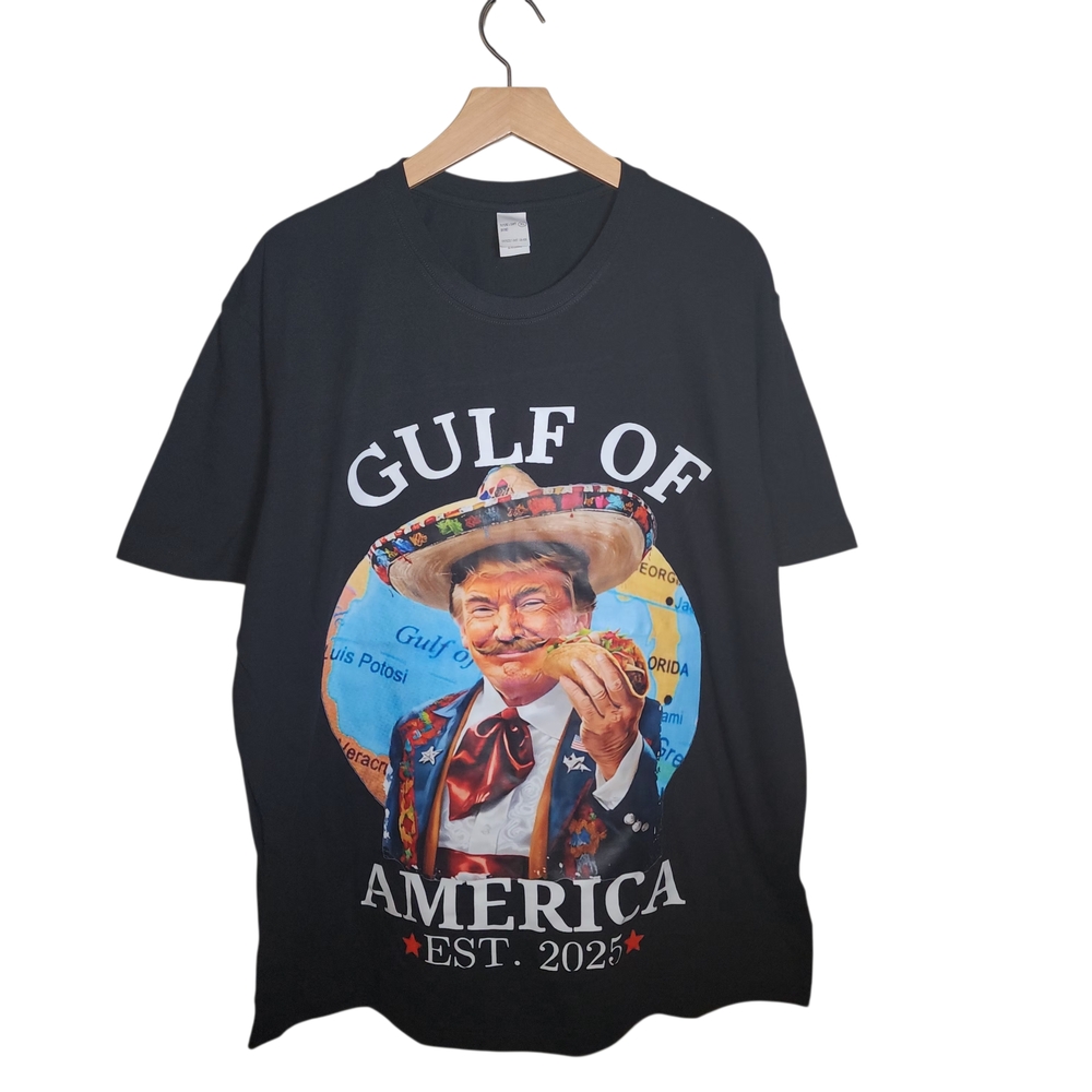 Gulf of America Black Graphic T-Shirt
